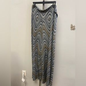 New Directions Women’s Pull On Wide Leg Print Pants Size XL